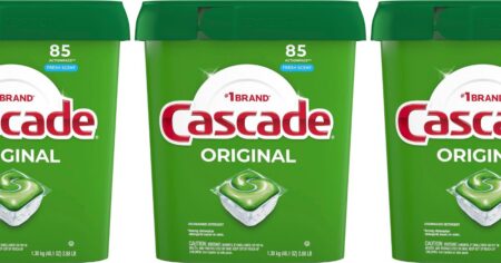 three containers of Cascade
