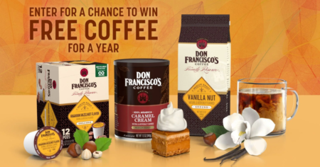 Don Francisco’s Coffee For A Year Sweepstakes
