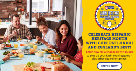 Eggland’s Best “Latin Heritage Celebración de Huevos” Sweepstakes f