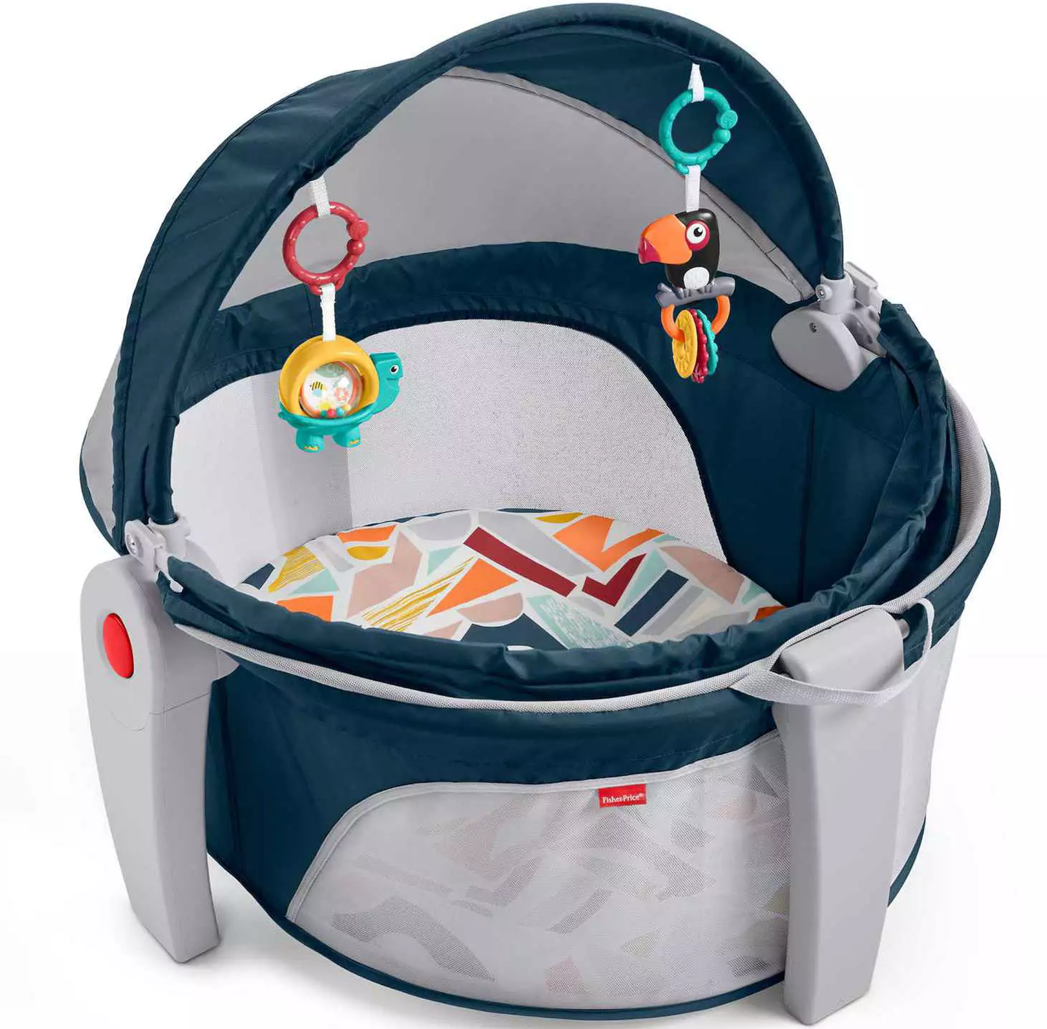 blue and grey baby dome