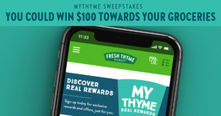 Fresh Thyme Market 2024 MyThyme Sweepstakes