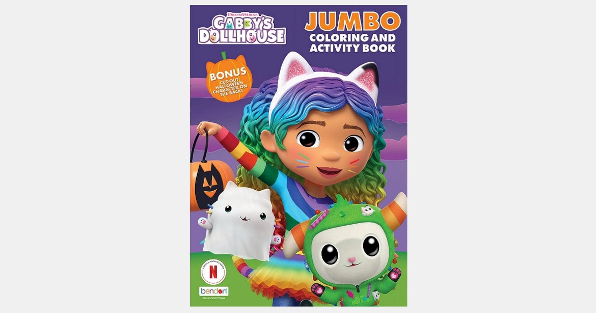 GABBY DOLLHOUSE COLORING BOOK