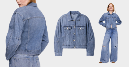GAP SuperSoft Barrel Sleeve Icon Denim Jacket