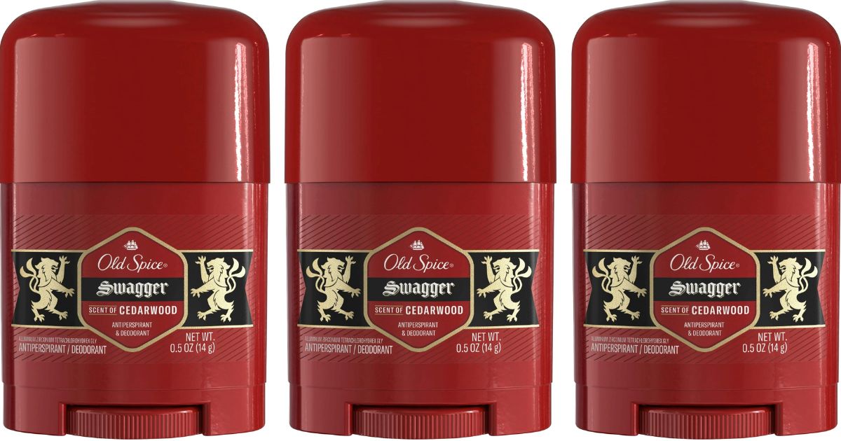 three Old Spice Deodorant