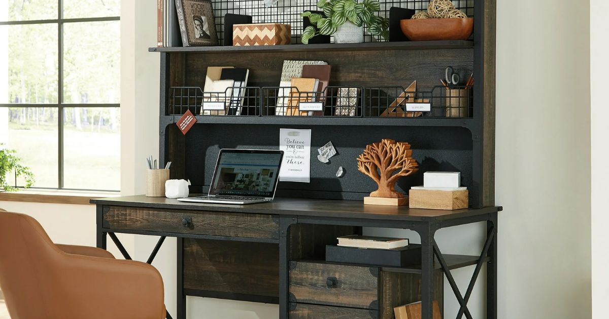 Sauder Desk computer desk hutch