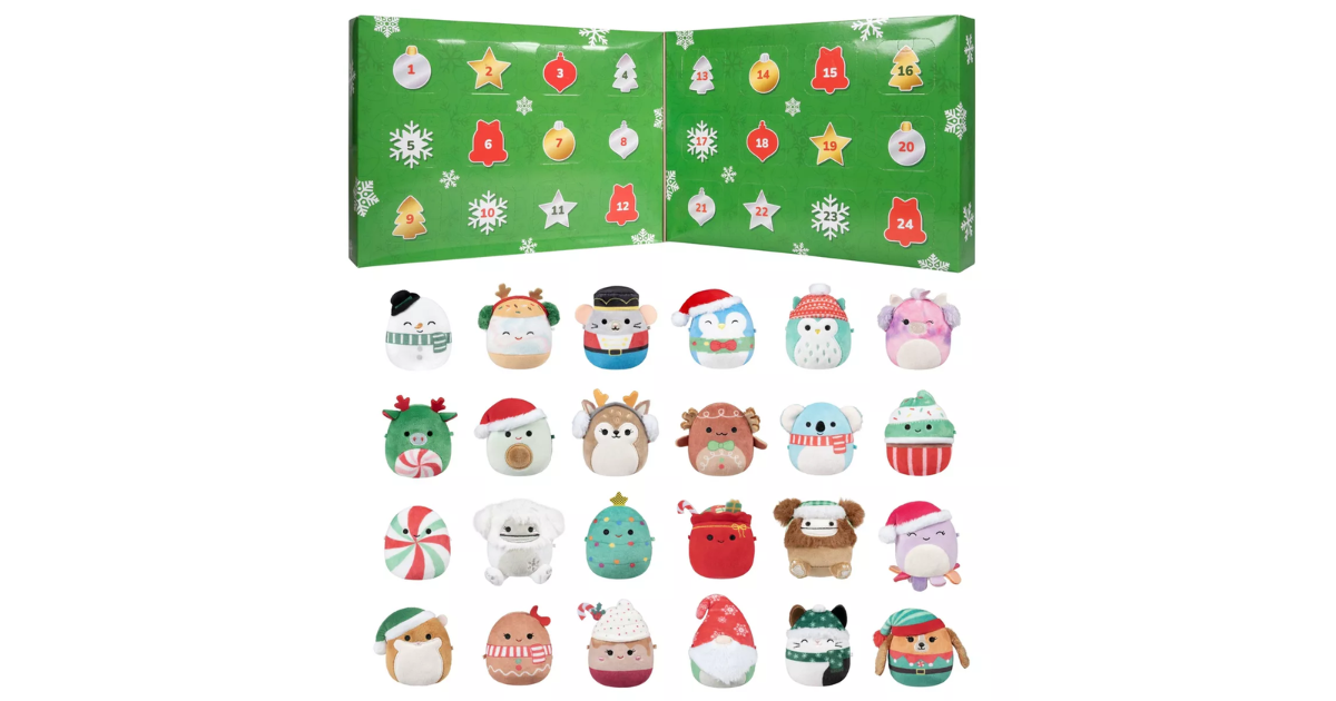 Micromalllows advent calendar in green box