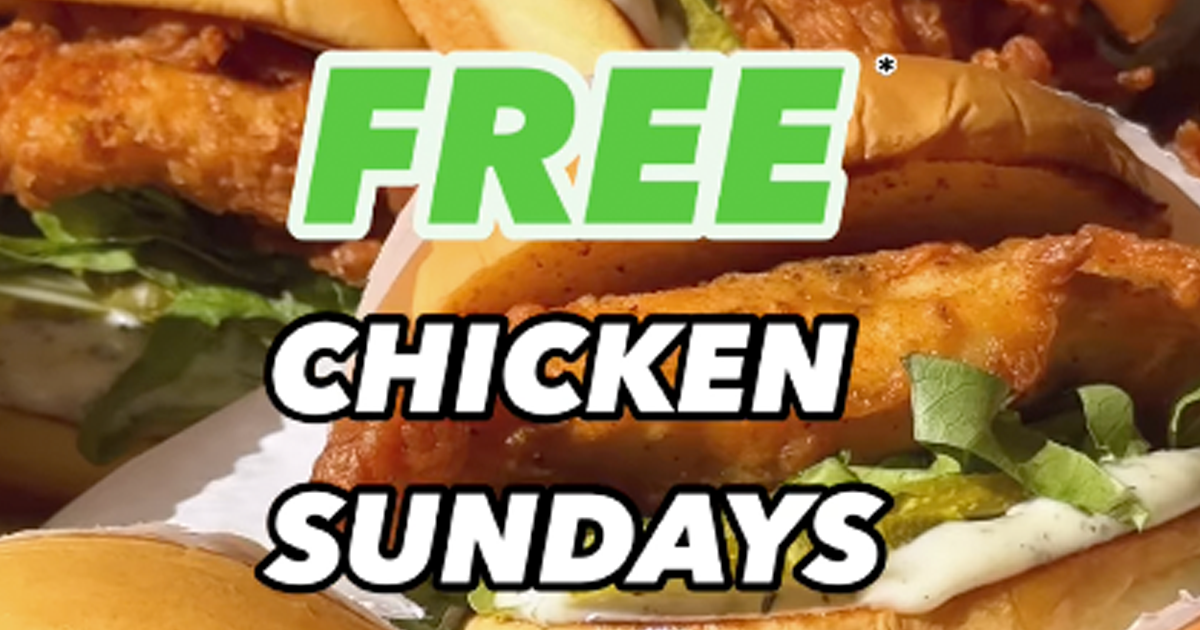 free chicken sunday