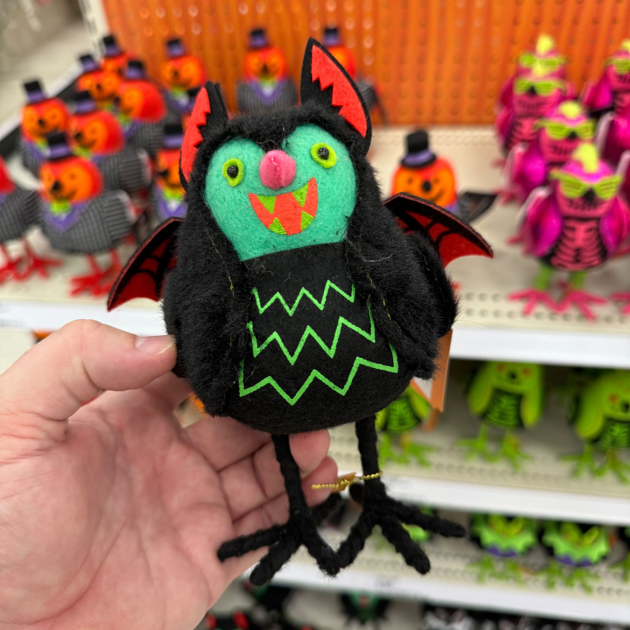 halloween felt bat scaled