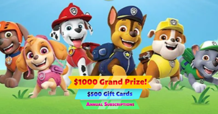 paw patrol academy sweepstakes