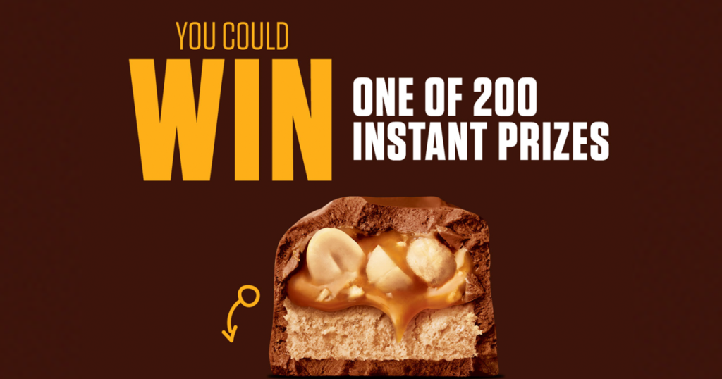 snickers instant win