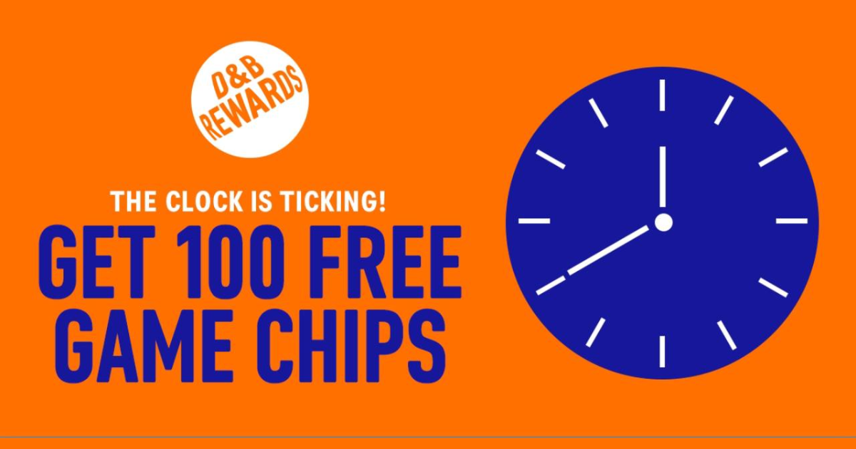 100 Free Game Chips at Dave Busters