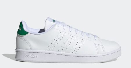 green and white Adidas sneaker