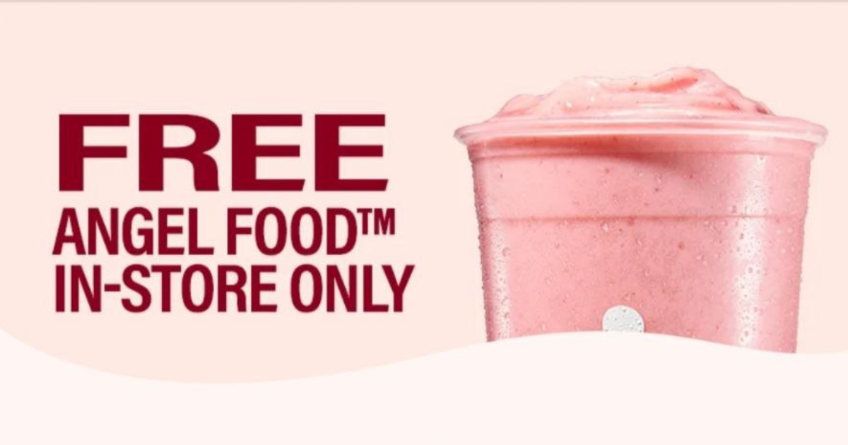 FREE Angel Food Smoothie at Smoothie King