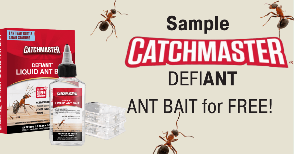 Apply to Try Catchmaster s DefiANT Liquid Ant Bait for Free Apply to Try Catchmaster s DefiANT Liquid Ant Bait for Free