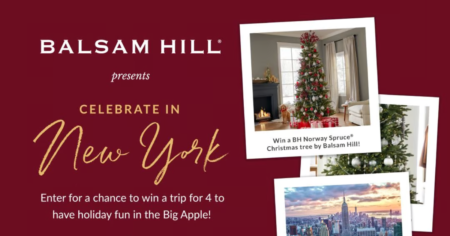 Balsam Hill Celebrate in New York Sweepstakes