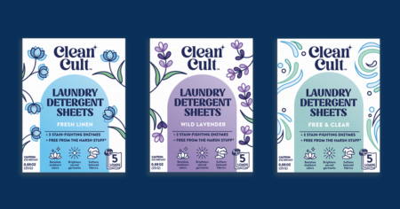 Cleancult Laundry Detergent Samples