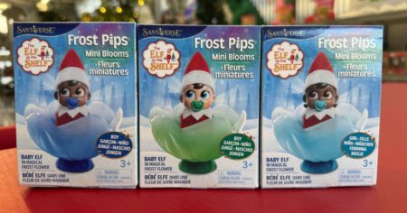 row of Elf on the Shelf Frost Pips