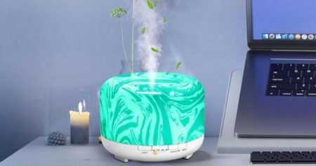 Essential Oil Diffuser on a desk