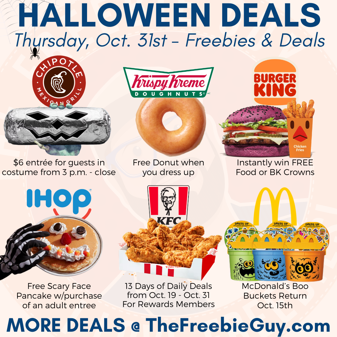 Halloween Freebies Deals More Halloween Freebies Deals More
