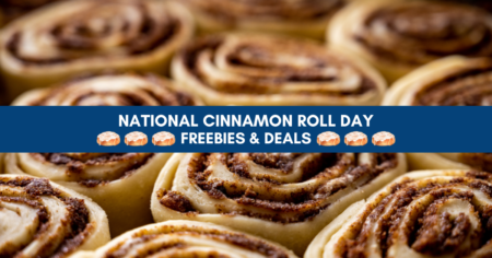 National Cinnamon Roll Day Freebies Deals