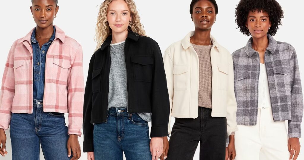 OLD NAVY SHIRT JACKET OLD NAVY SHIRT JACKET