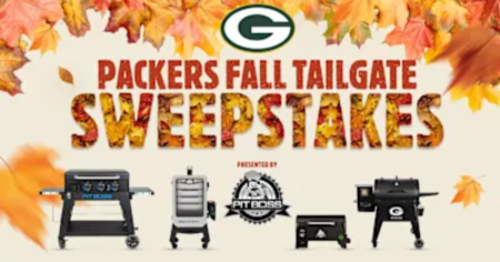 Packers Pit Boss Fall Tailgate Sweepstakes