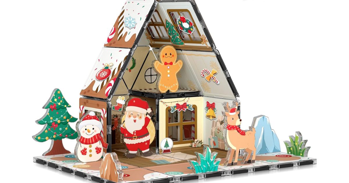 PicassoTiles Gingerbread House