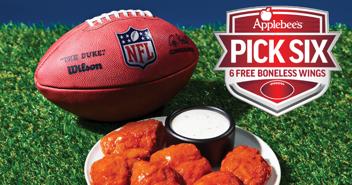 Score Free Wings Every Monday with Applebee’s Pick 6! Score Free Wings Every Monday with Applebee’s Pick 6!