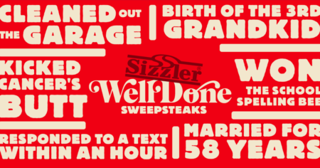 Sizzler Well Done Sweepstakes and Contest