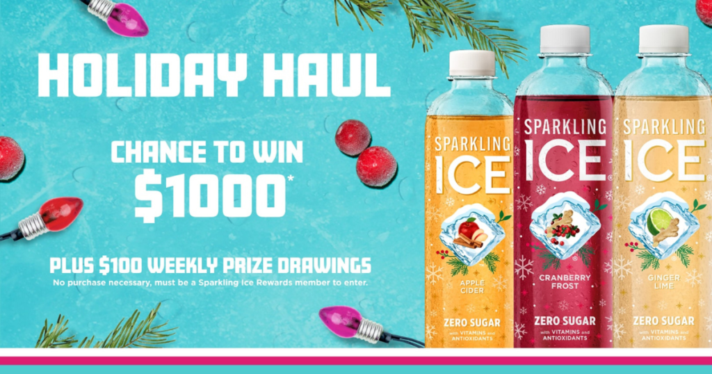 Sparkling Ice Holiday Haul Sweepstakes
