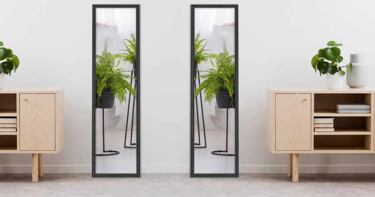 Target mirrors two mirrors next to tables