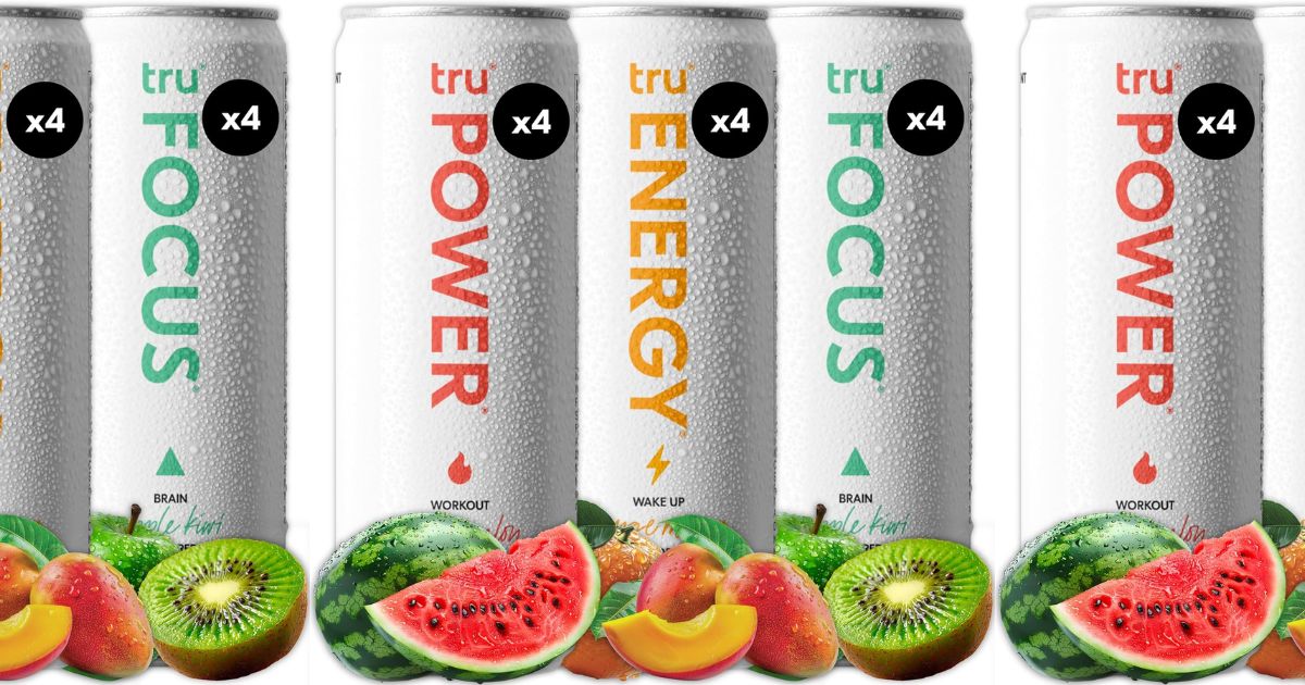 Tru Seltzers row of Tru Seltzers