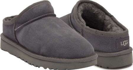 grey UGG slippers