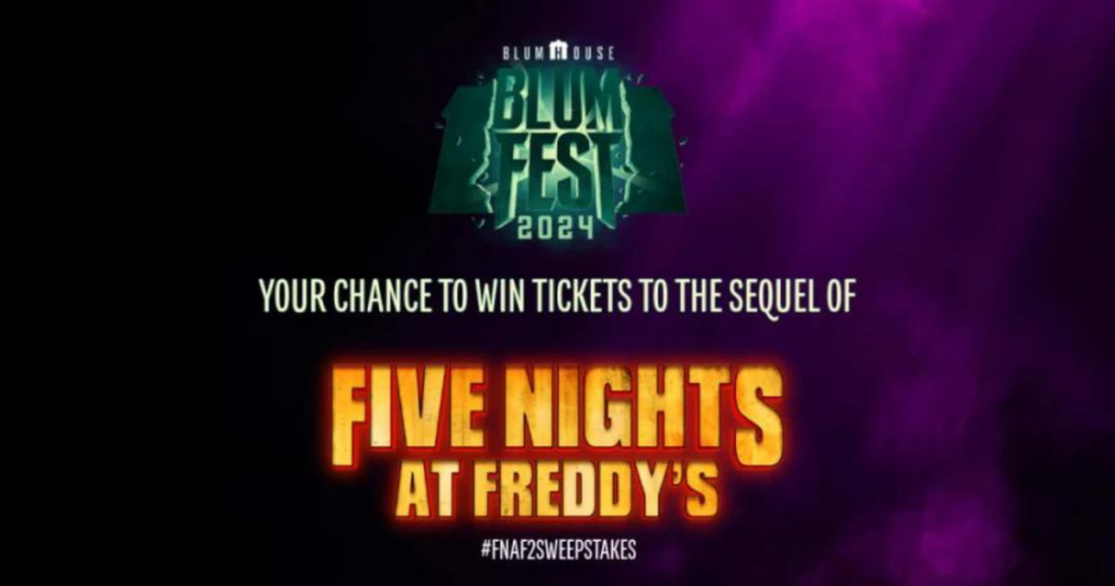 Win A Trip for 2 to the Five Nights At Freddy’s 2 Red Carpet Premiere Sweepstakes