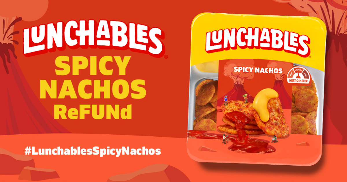 Apply to receive a Lunchables Spicy Nachos ReFUNd with Ripple Street 1 000 Selected!