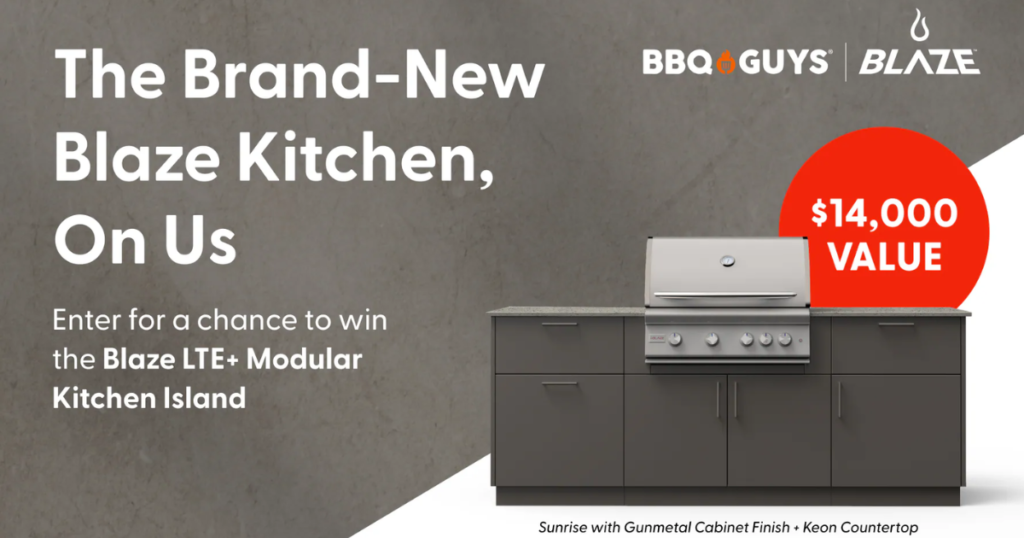 BBQGuys Blaze LTE Modular Kitchen Island Giveaway
