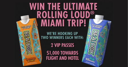 BEATBOX BEVERAGES MIAMI FESTIVAL 2024 SWEEPSTAKES