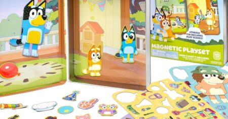 Bluey Magnetic Playset