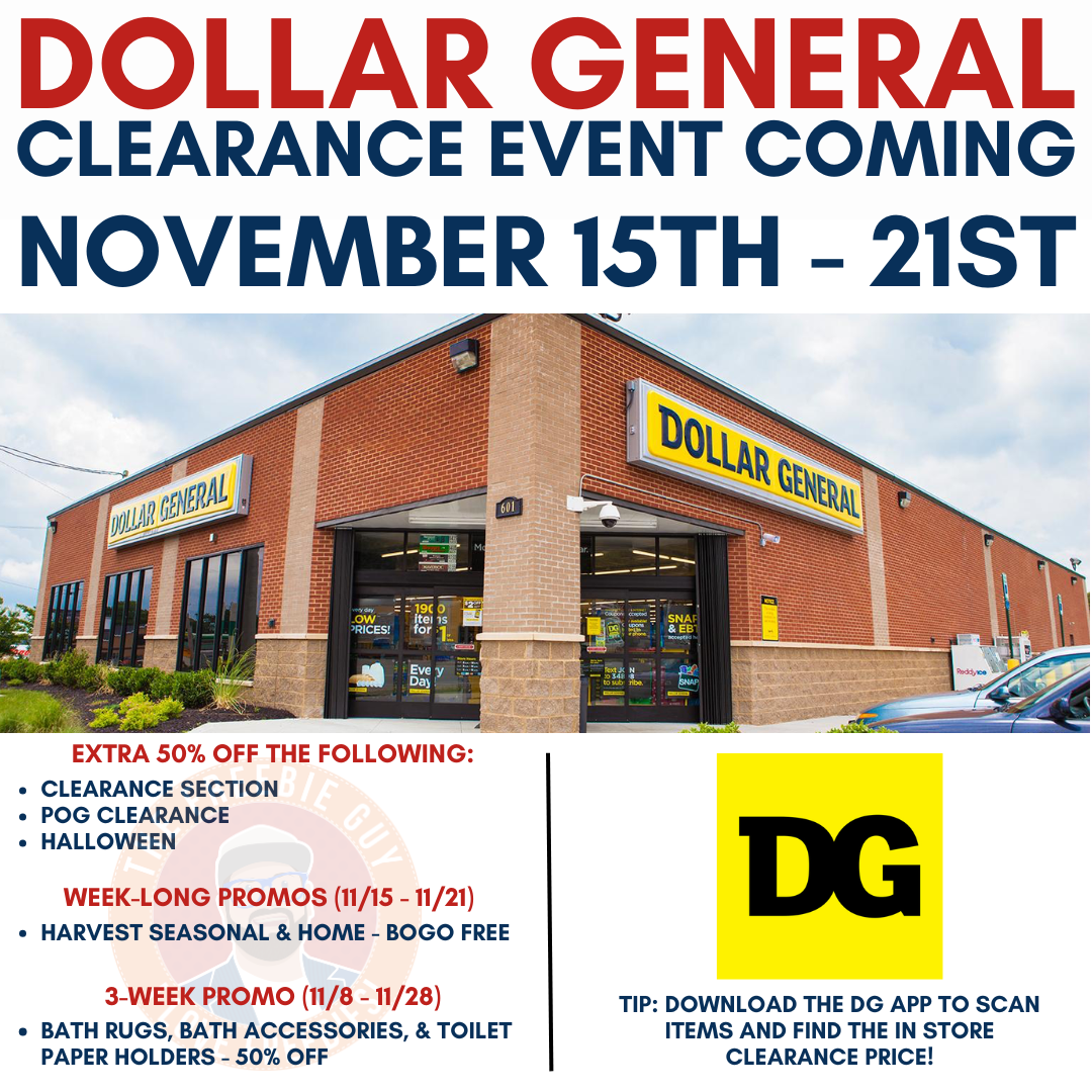 DG Seasonal Core Clearance Event DG Seasonal Core Clearance Event