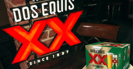 DOS EQUIS LED NEON SIGN SOCIAL SWEEPSTAKES