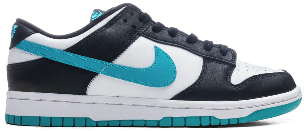 Dunk Low Retro White:Dusty Cactus:Black
