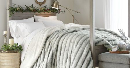 Faux Fur Comforter