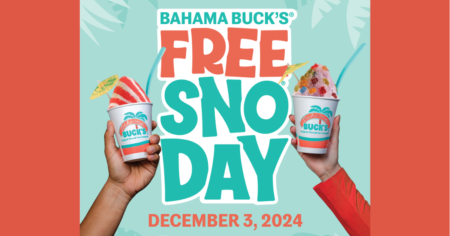 Free Sno at Bahama Buck s on December 3rd