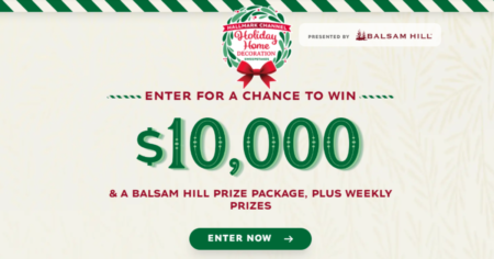 Hallmark Channel’s Holiday Home Decoration Sweepstakes