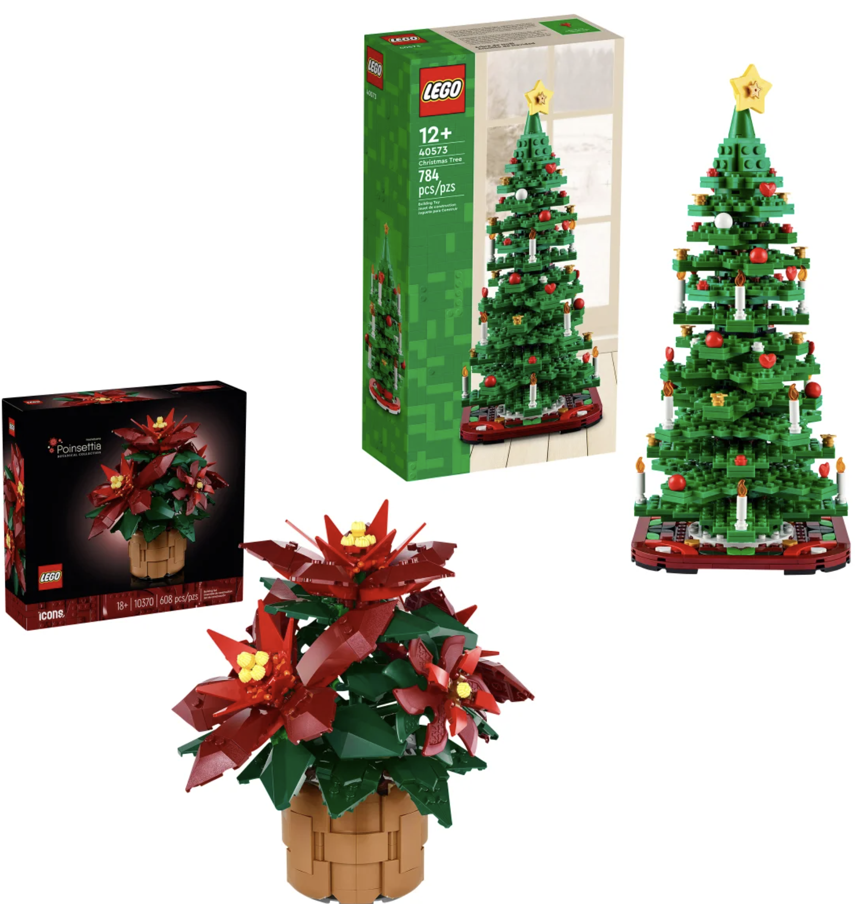 LEGO Tree and Poinsettia LEGO Tree and Poinsettia