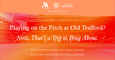 Manchester United and Marriott Bonvoy – “Play on the Pitch” Global Competition