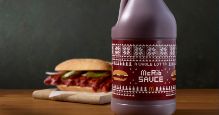 McDonald s McRib Returns Dec 3 – Sauce Jugs Drop Nov 25!