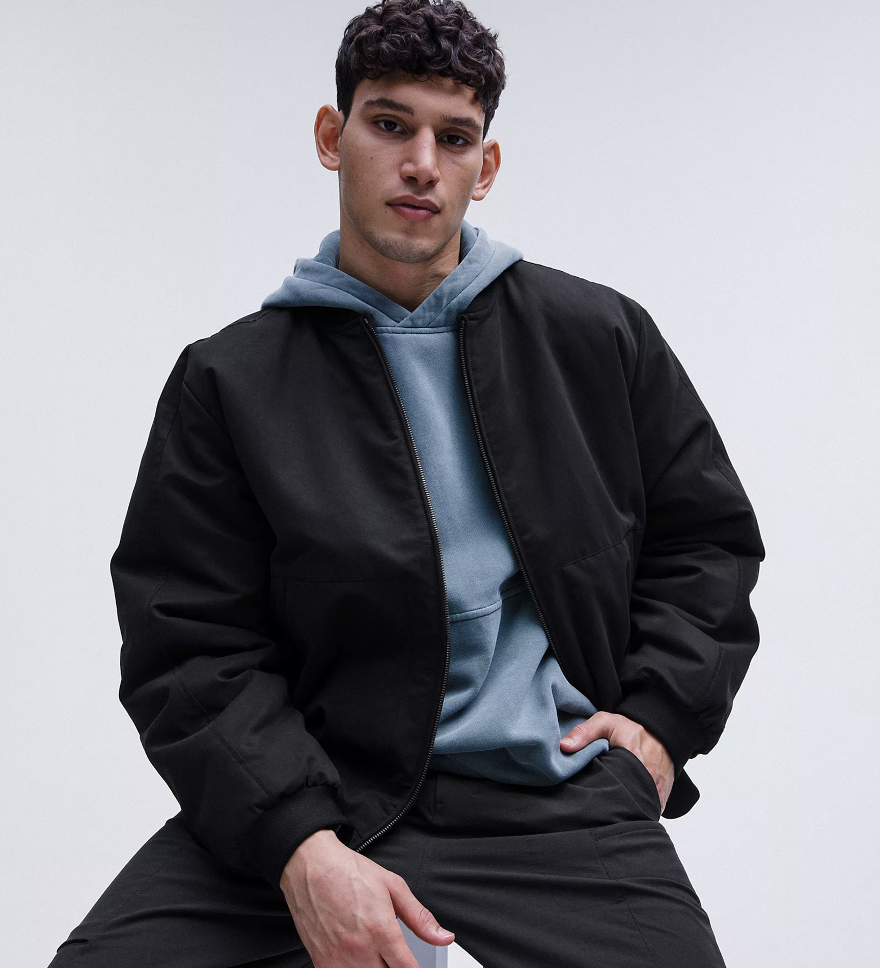 Men s Reversible Insulated Bomber Jacket