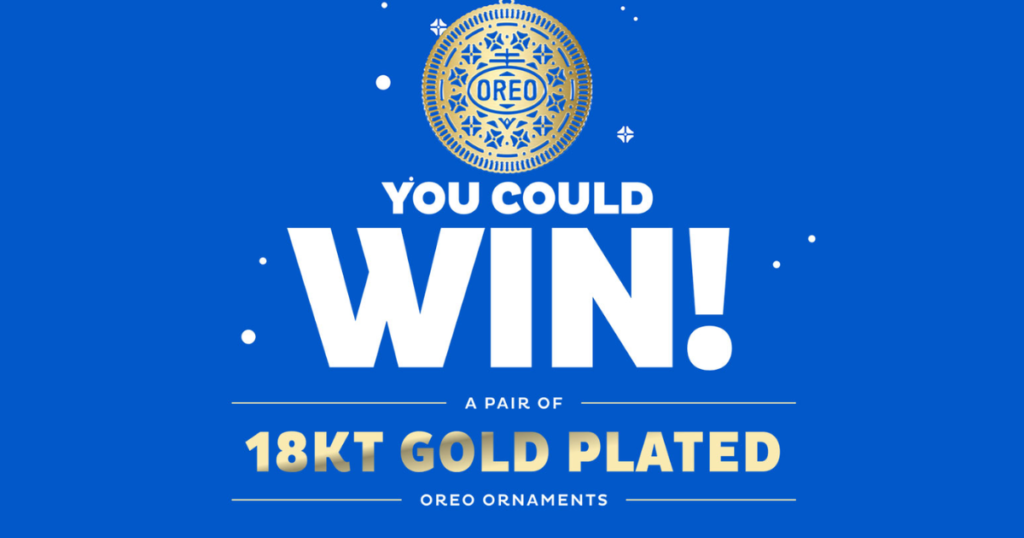 OREO Gold Plated Ornament Sweepstakes