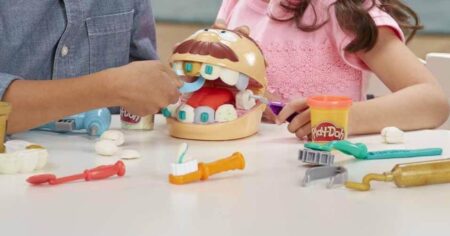 Play Doh Drill and Fill